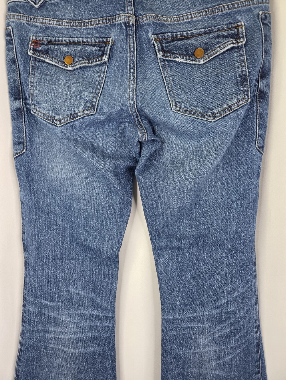 Urban Outfitters BDG Women’s Size 28 Micro Flare Utility Denim Jeans Mid Rise - Picture 13 of 15